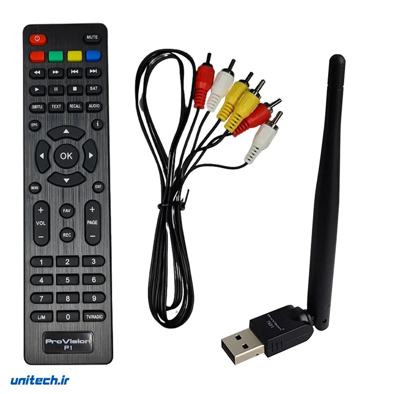 گیرنده دیجیتال پروویژن مدل PRO20PLUS به همراه دانگل وای‌فای2